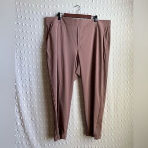 Athleta‎ Brooklyn Mid Rise Ankle Pant Sz 22 Blush Pink